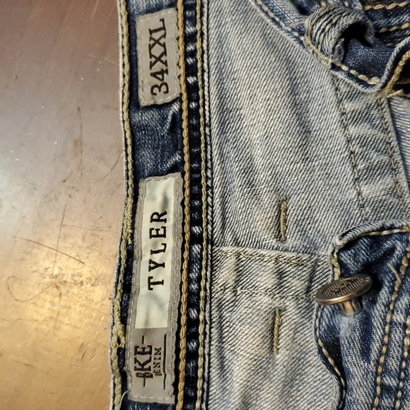 Title BKE Men's Tyler Straight Denim Jeans Size 34 XXL - Picture 4 of 4